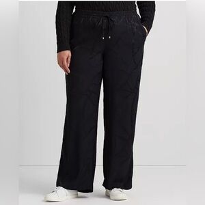 Lauren Ralph Lauren
Plus Size Wide-Leg Jacquard Pants